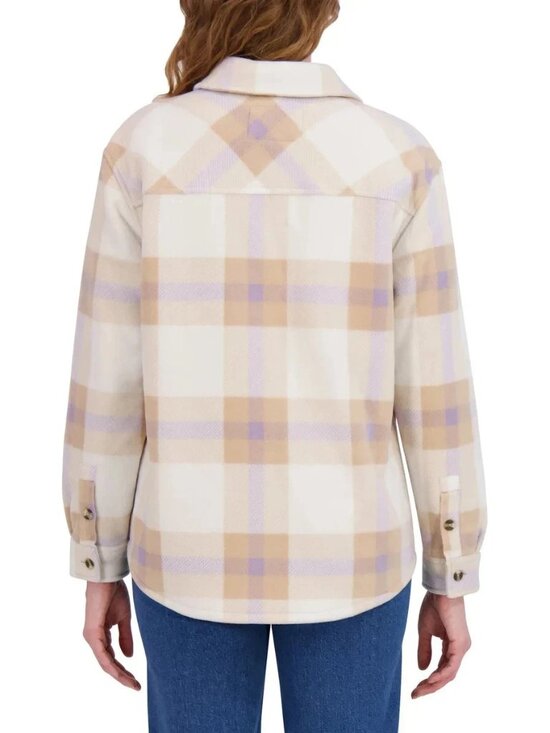 SAGE Women's Plush Shirt Jacket - Picture 2 of 8